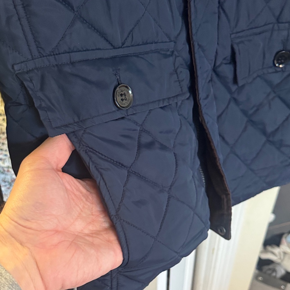 Cole Haan Men's Quilted Blue Jacket - Picture 8 of 9